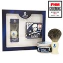 Afbeelding van NIEUW: The Bluebeards Revenge Shaving Cream & Badger Brush Kit